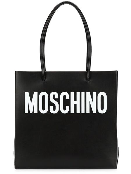 сумка-шоппер с логотипом Love Moschino 12489471636363633263