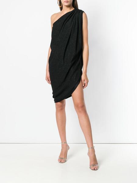 платье на одно плечо с блестками Yves Saint Laurent 131465985250