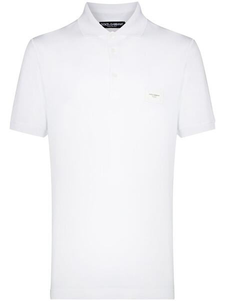 рубашка поло с логотипом Dolce&Gabbana 152589945350