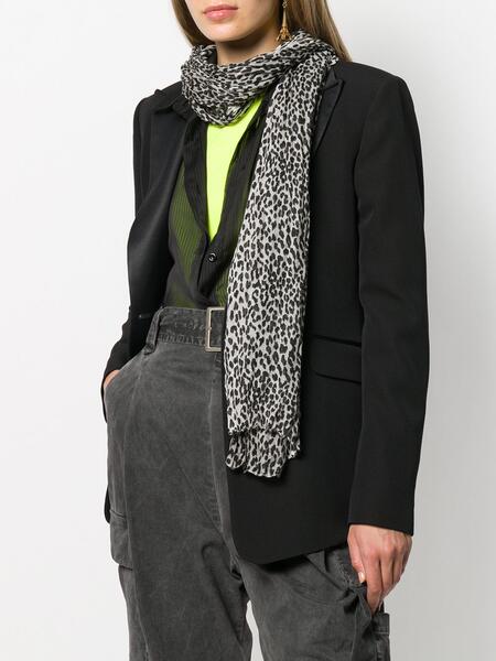 шарф с леопардовым принтом Yves Saint Laurent 14440212636363633263