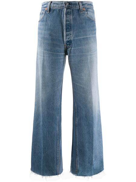 укороченные джинсы прямого кроя Re/Done 141495955052