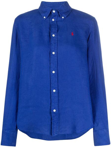 рубашка с вышитым логотипом Polo Ralph Lauren 1516815077