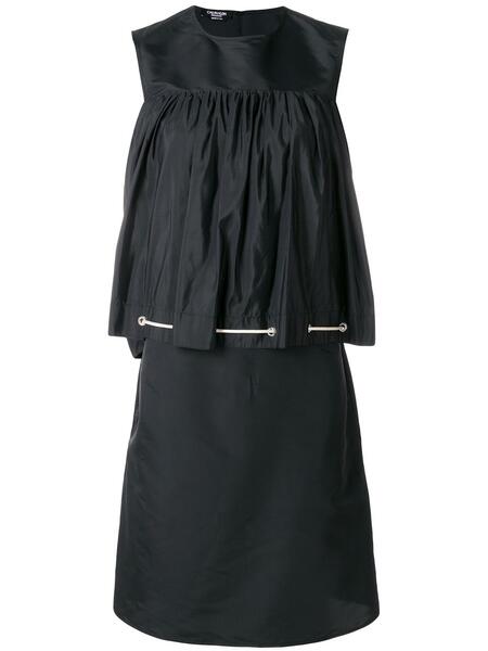 присборенное платье с контрастными завязками CALVIN KLEIN 205W39NYC 128458815156