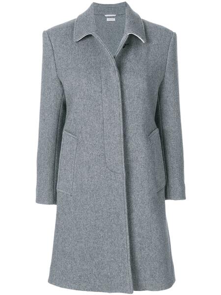 Unlined Bal Collar Overcoat In Boiled Wool Thom Browne 127064995250