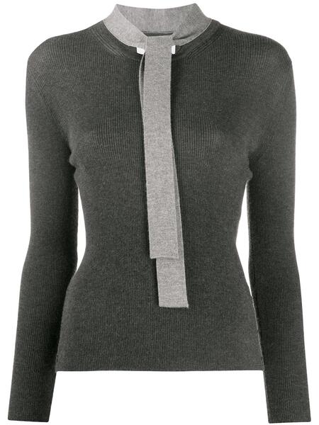 пуловер в рубчик с завязками Thom Browne 152600215252
