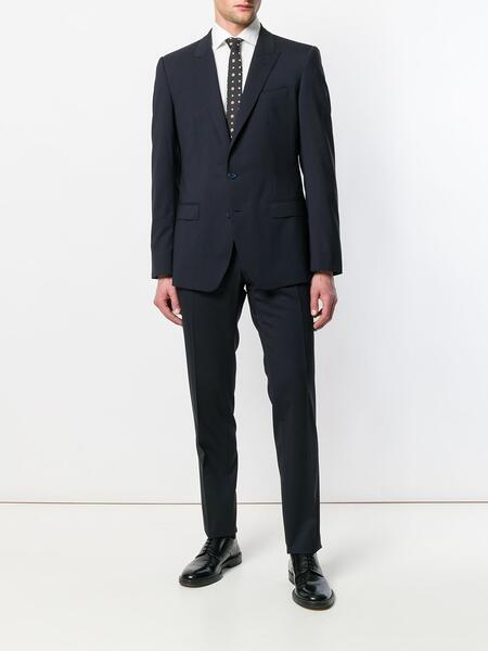 костюм строгого кроя с пиджаком на пуговицах Dolce&Gabbana 129014075256