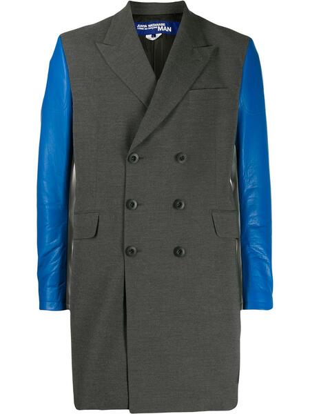 пальто с контрастными рукавами Junya Watanabe MAN 1434032377