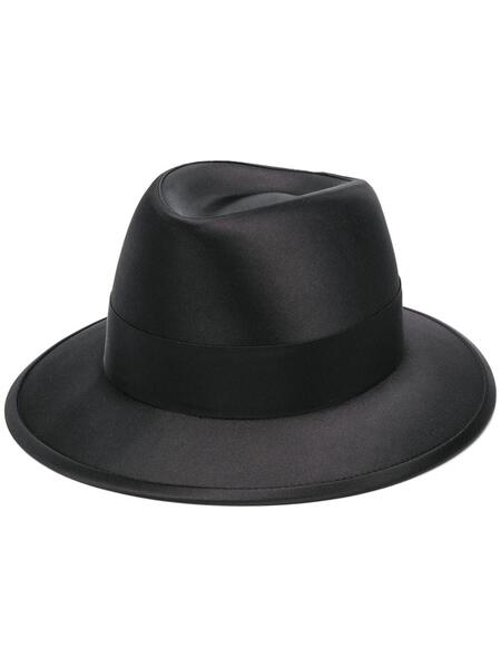 атласная шляпа-федора Yves Saint Laurent 1436278977