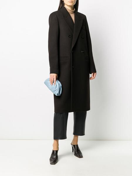 двубортное пальто средней длины Bottega Veneta 156497225248