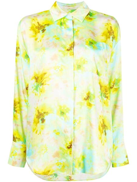 блузка с цветочным принтом MSGM 161550455248