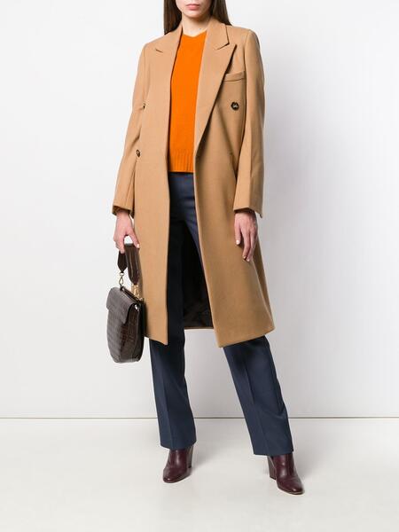 классическое двубортное пальто Bottega Veneta 141417835250