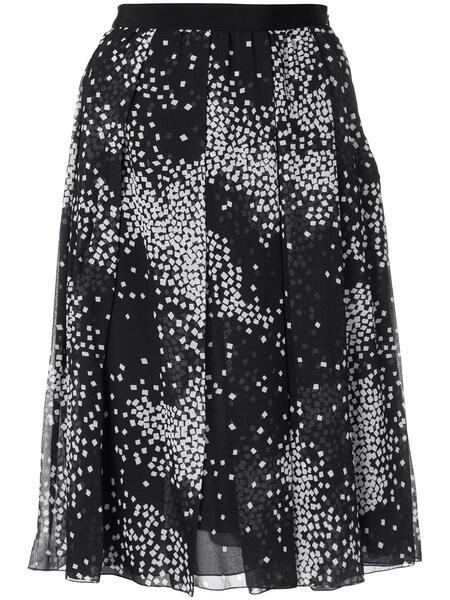 плиссированная юбка с геометричным принтом GIAMBATTISTA VALLI 141266245252