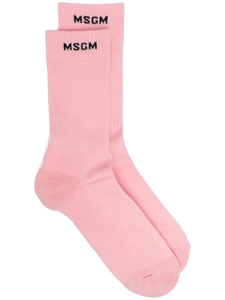 трикотажные носки с логотипом MSGM 161560277983
