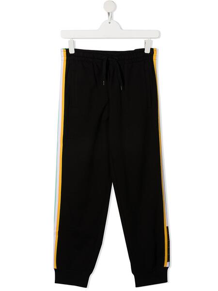 спортивные брюки с логотипом Fendi Kids 163966224952