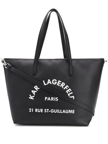 сумка-тоут с логотипом Lagerfeld 15119061636363633263