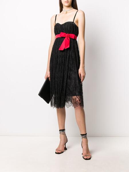 кружевное платье с бантом Dolce & Gabbana Pre-Owned 158069435156