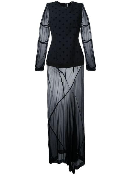 платье с прозрачными вставками Comme Des Garçons Pre-Owned 12033130636363633263
