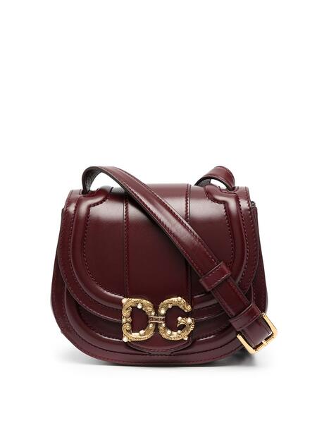 полукруглая сумка с металлическим логотипом DG Dolce&Gabbana 15909039636363633263