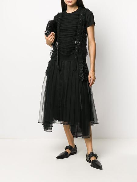 юбка из тюля асимметричного кроя Comme Des Garçons Noir Kei Ninomiya 1575652477