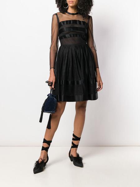 приталенное платье с расклешенным подолом 1990-х годов Chanel Pre-Owned 135759315156