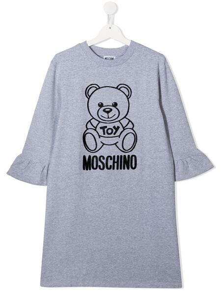 платье с длинными рукавами Moschino kids 155517874952