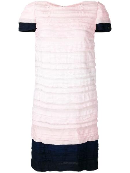 короткое плиссированное платье 2009-го года Chanel Pre-Owned 138171625248