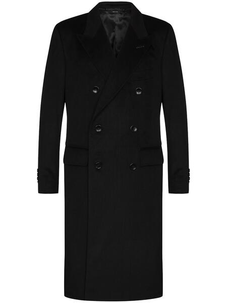 двубортное кашемировое пальто Tom Ford 152773065254