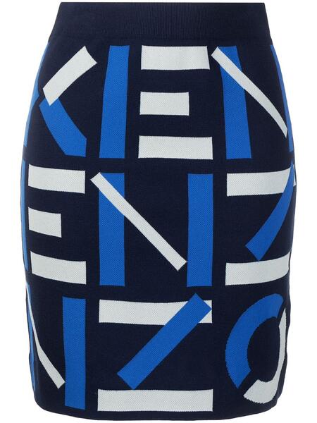 трикотажная юбка с логотипом Kenzo 1620699983