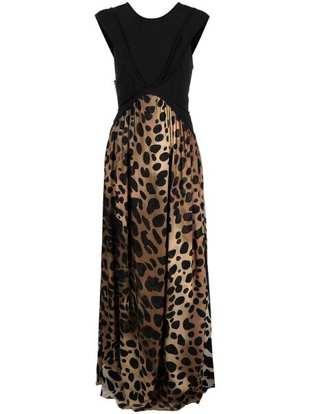 длинное платье с леопардовым принтом Just Cavalli 161155585248