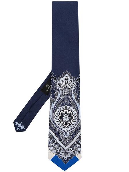 галстук с принтом пейсли Etro 16420317636363633263