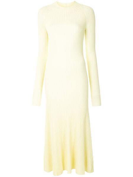 расклешенное платье миди с длинными рукавами DION LEE 1566605277