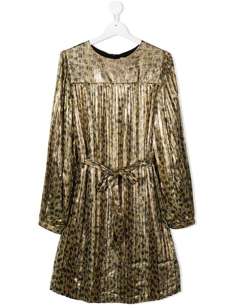 платье с леопардовым принтом и эффектом металлик The Marc Jacobs Kids 156540664952