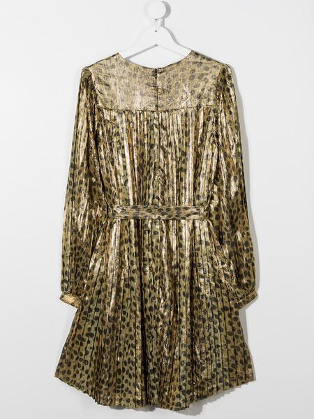платье с леопардовым принтом и эффектом металлик The Marc Jacobs Kids 156540664952