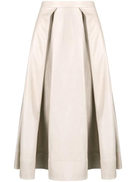 юбка А-силуэта с завышенной талией Marni 156586825250