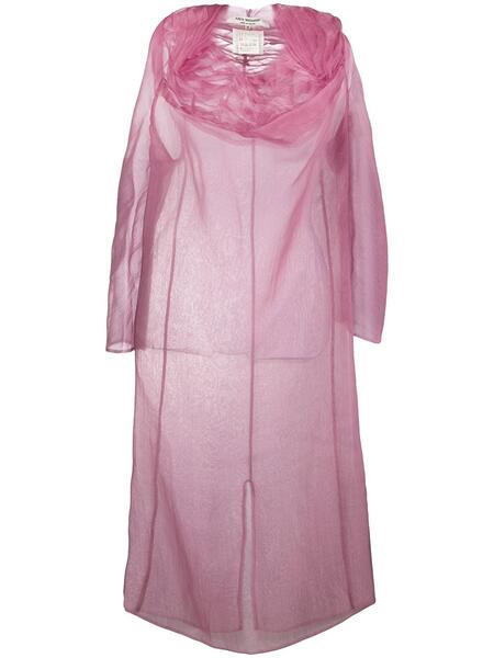 прозрачное платье со сборками Junya Watanabe Comme des Garçons Pre-Owned 1323939777