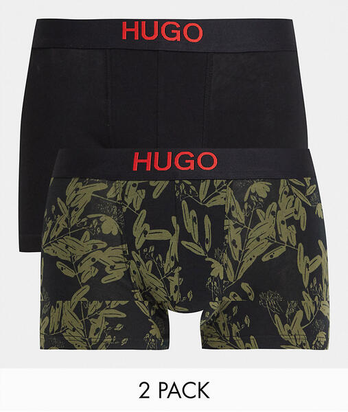Набор из двух боксеров-брифов зеленого и черного цвета Brother-Многоцветный HUGO Bodywear 11222689