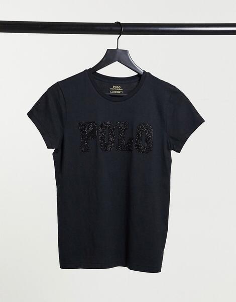 Черная футболка с логотипом -Черный Polo Ralph Lauren 10547745