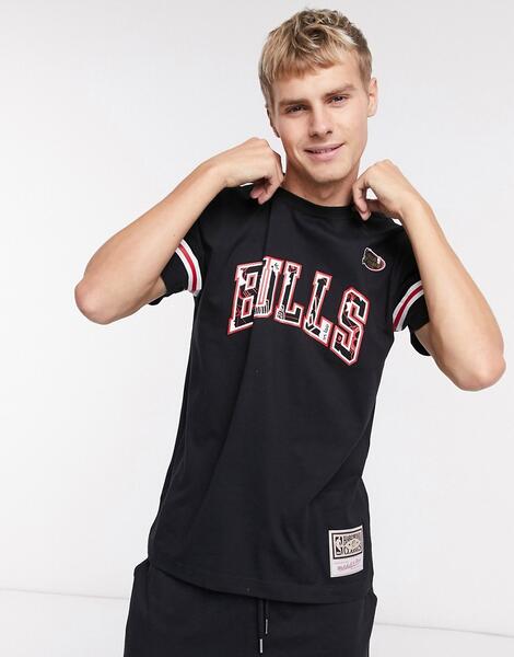 Черная футболка с логотипом Chicago Bulls Tear Up Pack-Черный Mitchell & Ness 9988502