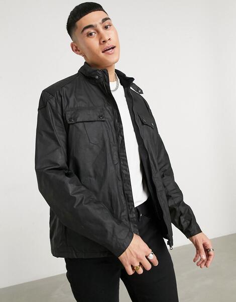 Черная вощеная куртка Allen-Черный цвет Barbour International 11465922