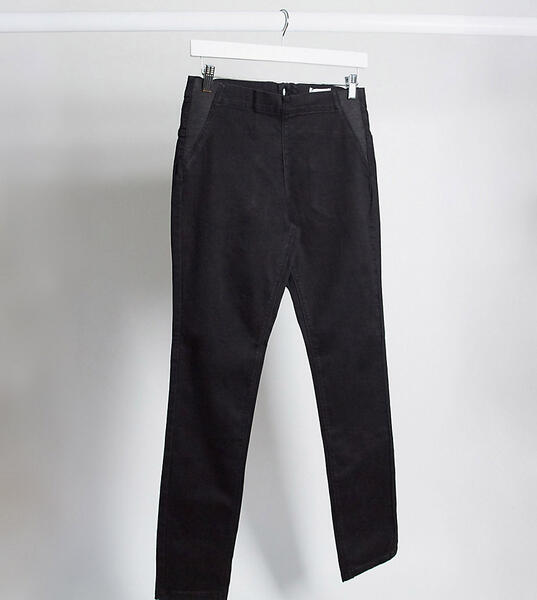Черные джинсы с завышенной талией Mamalicious-Черный цвет Mama.licious 10123820