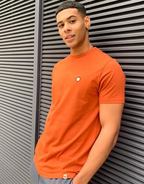 Оранжевая футболка Mitchell-Оранжевый Pretty Green 11170302