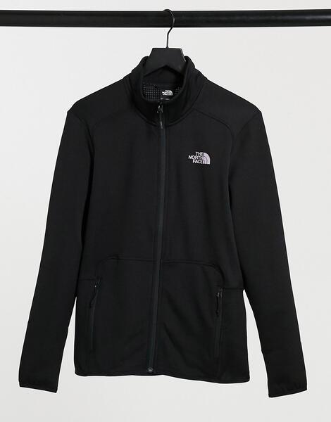 Черная флисовая куртка на молнии Quest-Черный North face 11165244