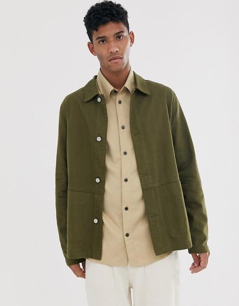 Куртка цвета хаки -Зеленый ASOS DESIGN 8706895