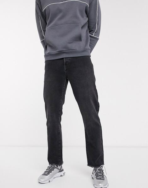 Серые джинсы в винтажном стиле -Серый Topman 8845801
