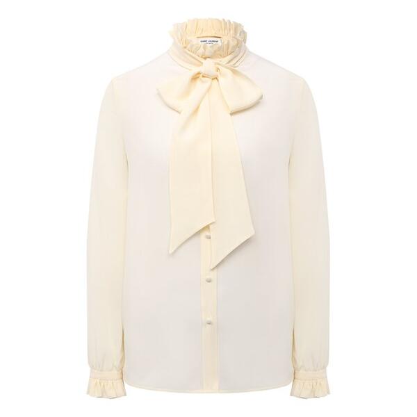 Шелковая блузка Yves Saint Laurent 11756630