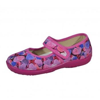 Туфли текстильные для девочки Kapika, фуксия MOTHERCARE 642686