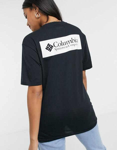 Черная футболка North Cascades-Черный цвет Columbia 10427892
