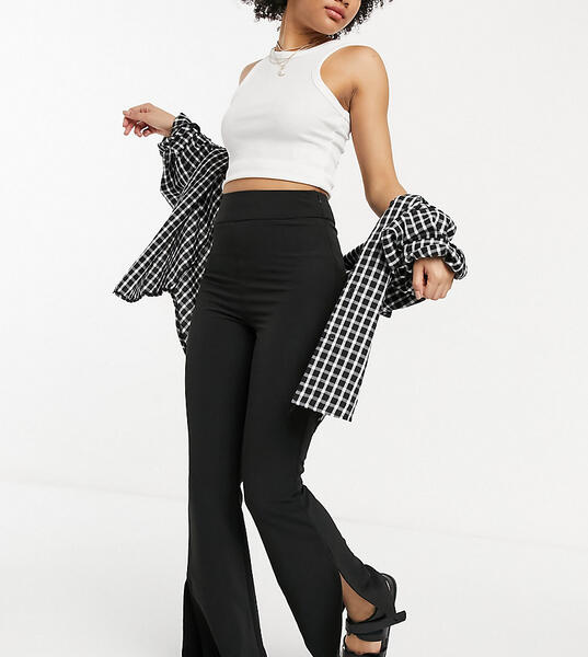 Черные узкие брюки клеш Inspired-Черный цвет Reclaimed Vintage 10913563