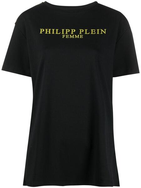 футболка с короткими рукавами и логотипом PHILIPP PLEIN 1619078076