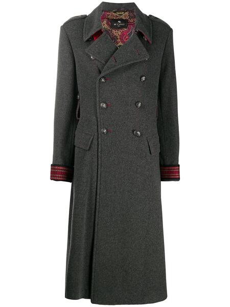 длинное двубортное пальто Etro 154114885254
